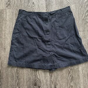 White Stag navy Button-Front Skort